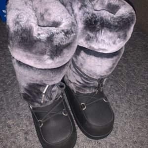 Gray UGG MoonBoots